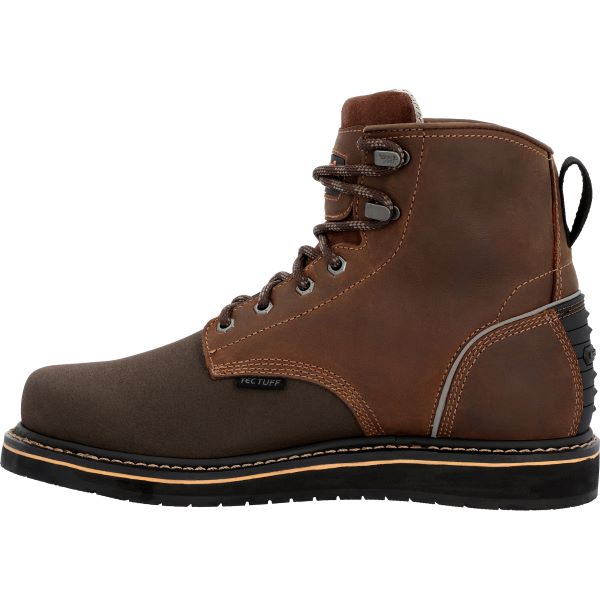 Georgia Boot Brown AMP LT Power Wedge Mens Composite Toe Work Boots GB00519
