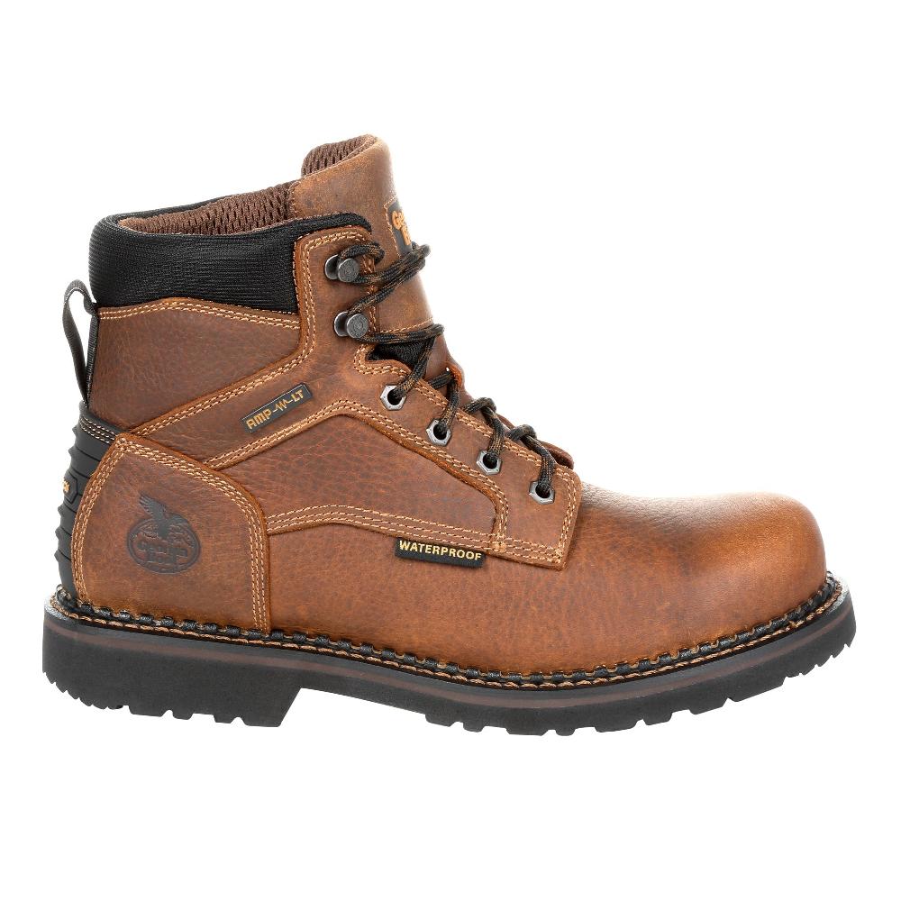 Le Bos Georgia Boot Brown Georgia Giant Revamp Men's Steel Toe Waterproof Work Boots GB00317