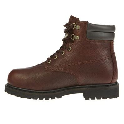 Le Bos Georgia Boot Brown Oiler Steel Toe Waterproof Men's Work Boot G6174 **ONLINE ONLY