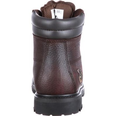 Le Bos Georgia Boot Brown Oiler Steel Toe Waterproof Men's Work Boot G6174 **ONLINE ONLY