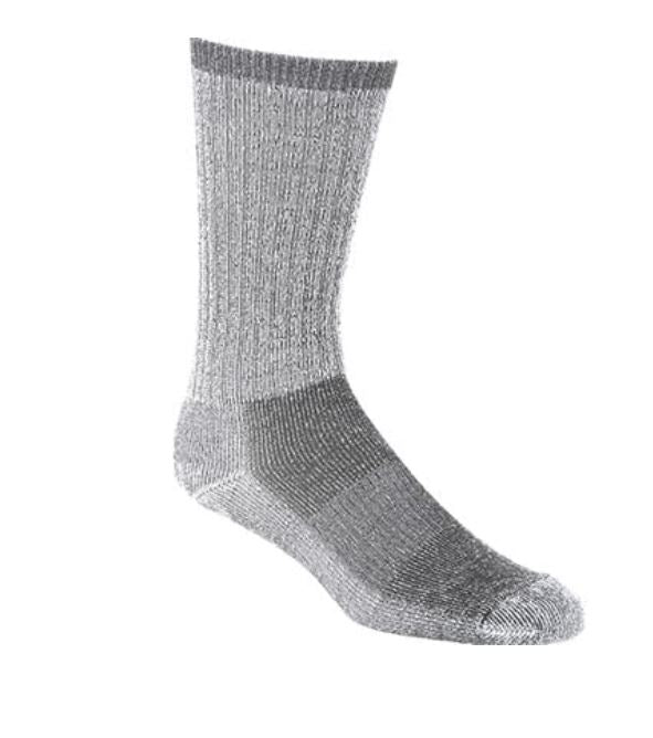 le bos Georgia Boot Grey 2 Pack Men's Dri-Knit Crew Socks GB3001 GREY