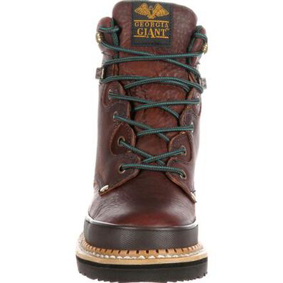Le Bos Georgia Boot Soggy Brown Giant Women's Steel Toe Work Boot G3374 **ONLINE ONLY