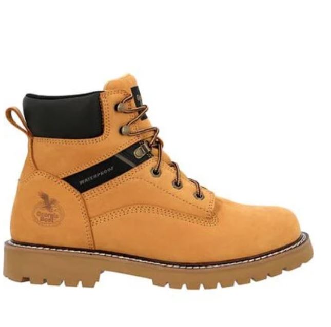Le Bos Georgia Boot Wheat 37 Steel Toe Waterproof Men's Work Boots GB00673