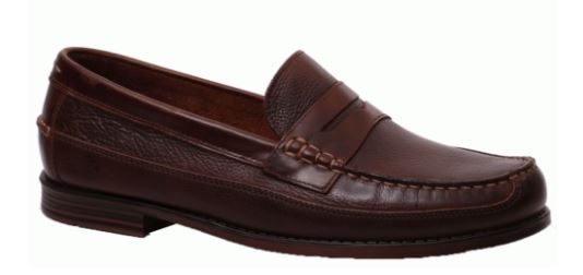 le bos GH Bass Brown Leather Alan Mens Penny Loafers 70-60568