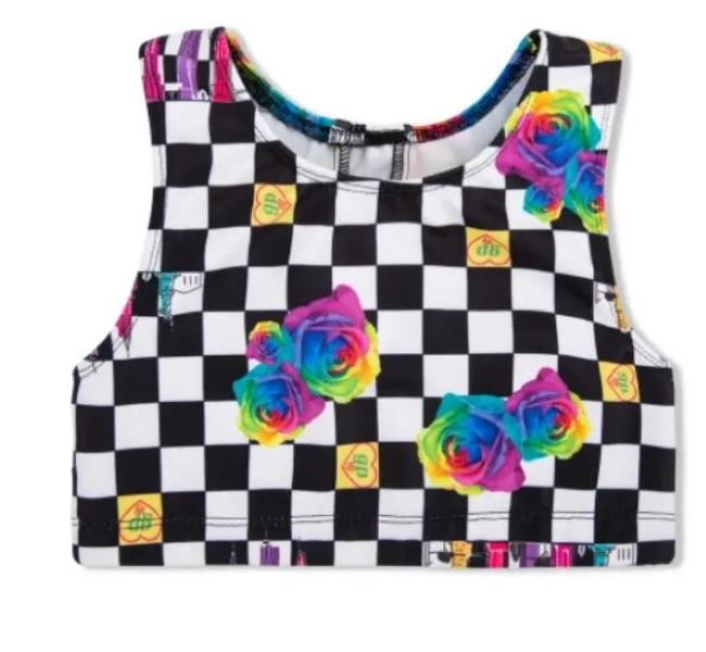 le bos Girl Power Sport NY Love Sports Bra Top LE340-GPNY