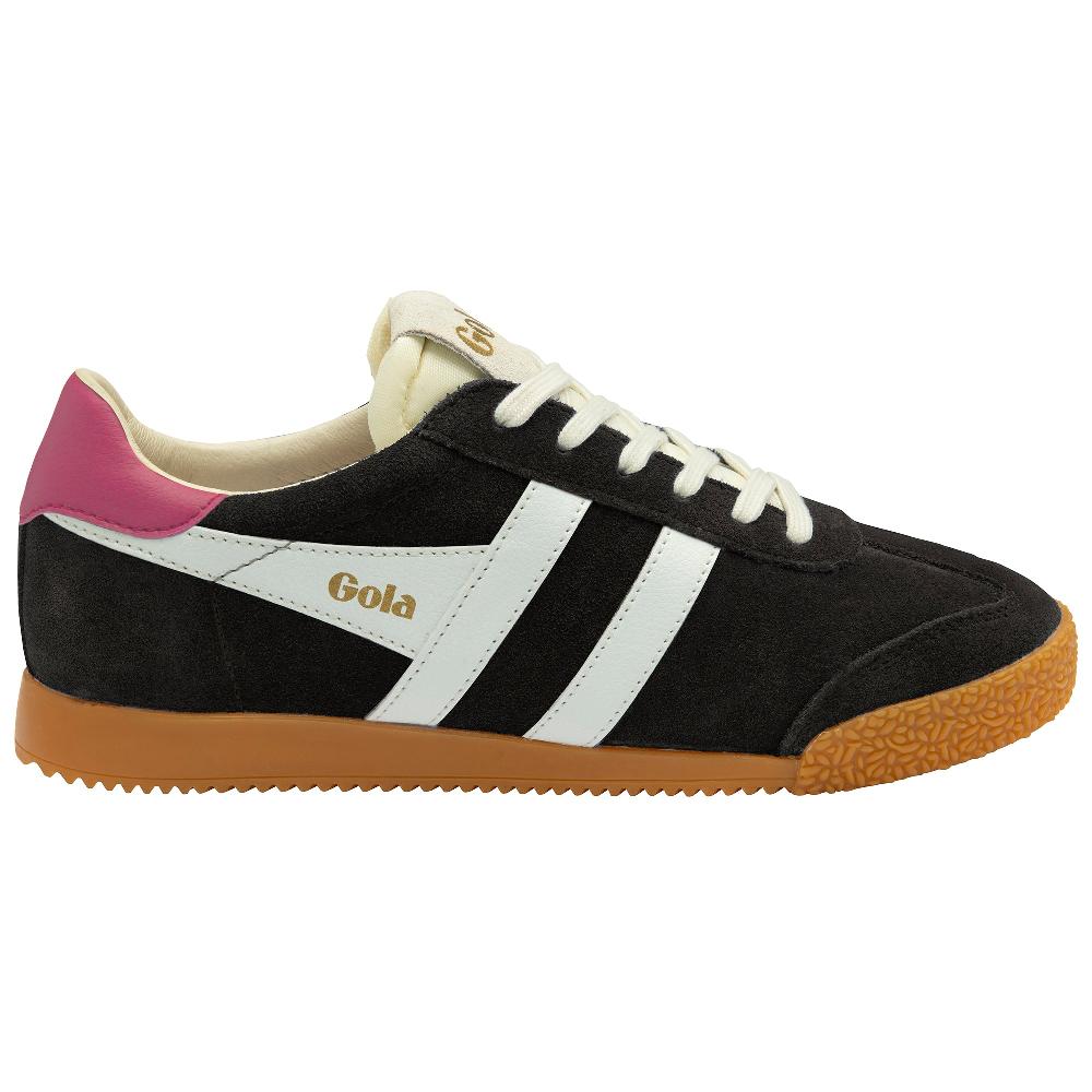 le bos Gola Black/Off White/Fucshia Elan Women's Sneakers CLB538-BK
