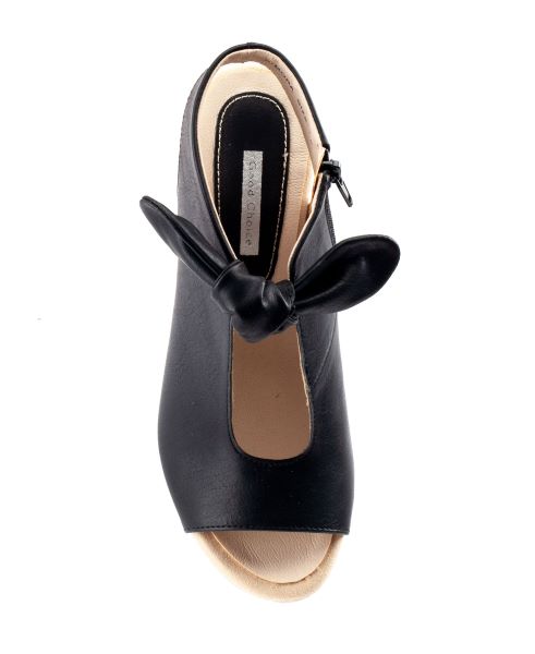 Le Bos Good Choice Black Kimora Women's Heeled Sandals KIMORA-BLK