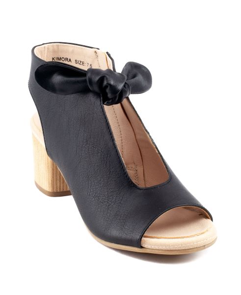 le bos Good Choice Black Kimora Women's Heeled Sandals KIMORA-BLK