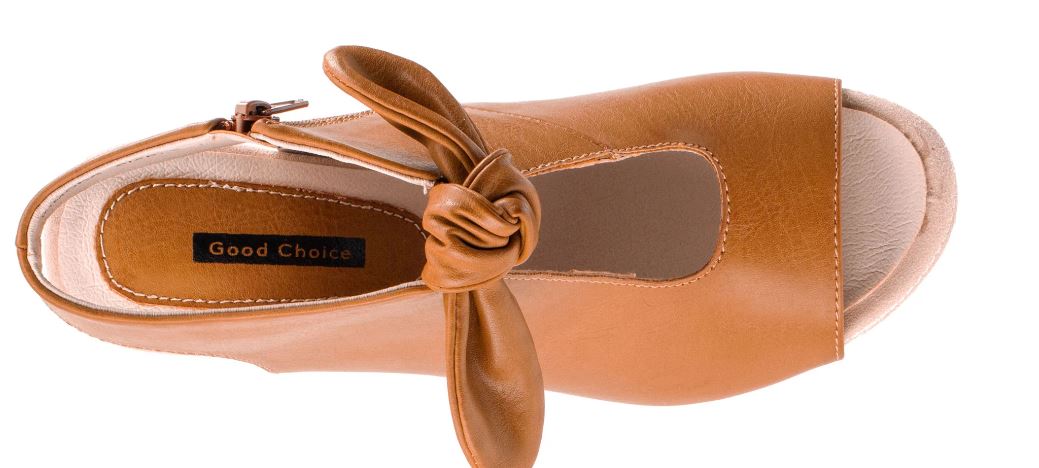 Le Bos Good Choice Shoes Tan Kimora Women's Heeled Sandals KIMORA-TAN