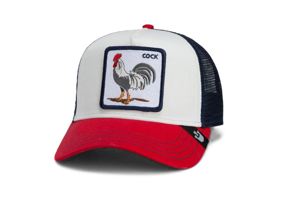 Le Bos Goorin Bros White Team Rooster Cap 101-2009-WHI