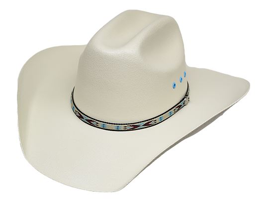 le bos Hat Biz Tribal White Childrens Western Truman Hat 9RCAKTRI