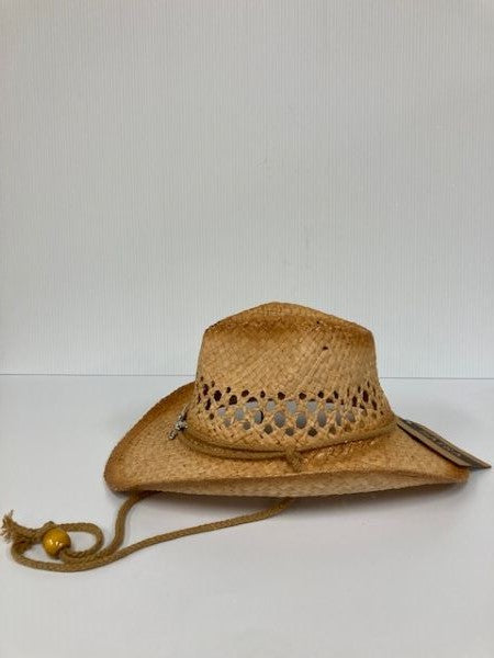 Le Bos Hat Vision Raffia Hatra Western Childrens Hat With Longhorn Emblem R41K