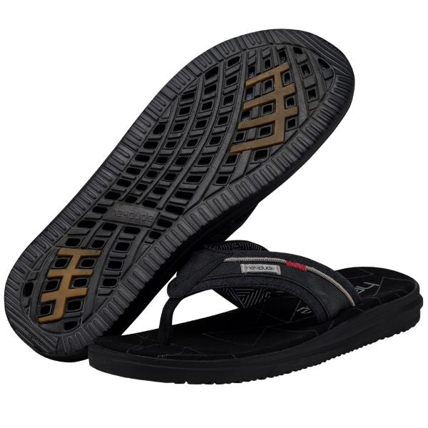 le bos Hey Dude Black Sami Free Mens Sandals 112284900
