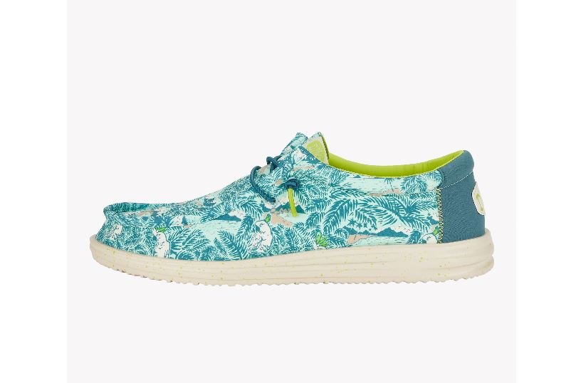 Le Bos Hey Dude Blue Tropical Wally H20 Men's Casual Shoes 40702-4OR