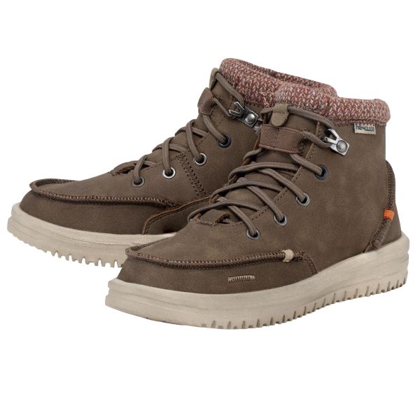 Le Bos Hey Dude Brown Bradley Youth Moccasin Boots 130311500