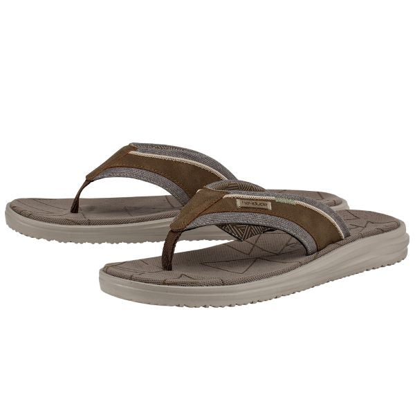 Le Bos Hey Dude Brown Sami Free Mens Sandals 112281500