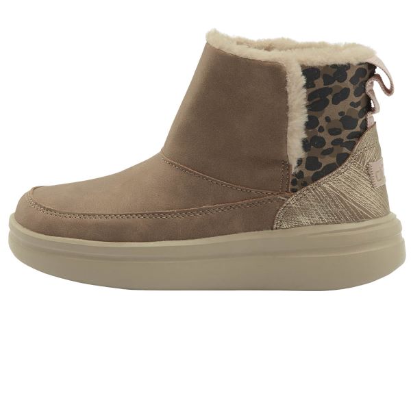 Le Bos Hey Dude Chestnut Mel Youth Booties 130281602