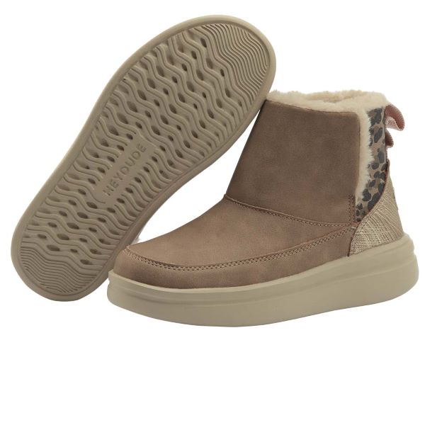 le bos Hey Dude Chestnut Mel Youth Booties 130281602