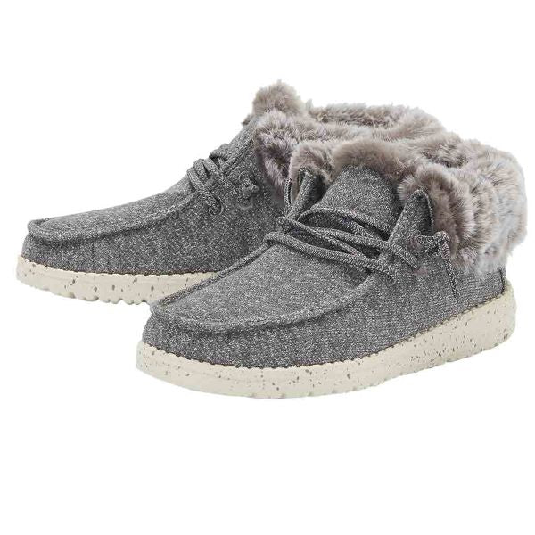Le Bos Hey Dude Grey Britt Youth Sized Booties 130193000