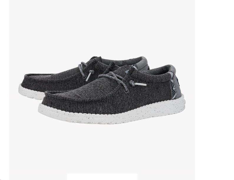 Le Bos Hey Dude Wally Black/White Wally Coastline Men's Casual Shoes 40716-066