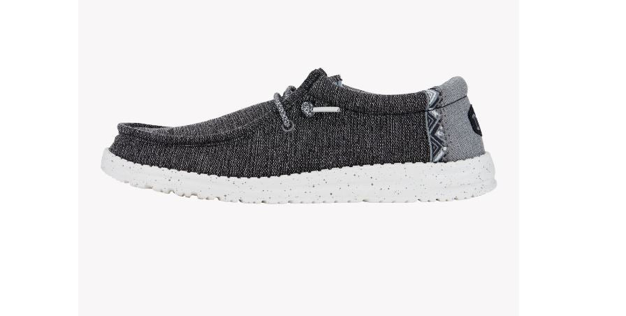 Le Bos Hey Dude Wally Black/White Wally Coastline Men's Casual Shoes 40716-066