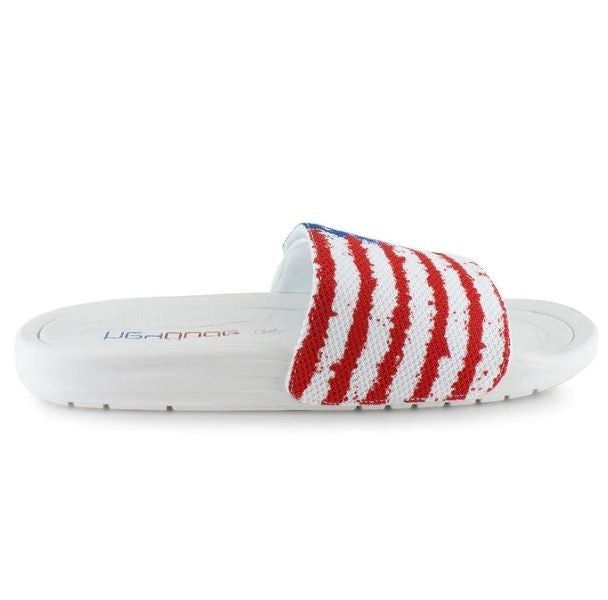 le bos Hey Dude White Phoenix Flag Mens Slide 112197124