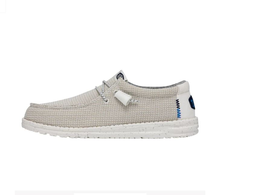 Le Bos Hey Dude White Wally Sport Mesh Men's Casual Shoes 40403-100