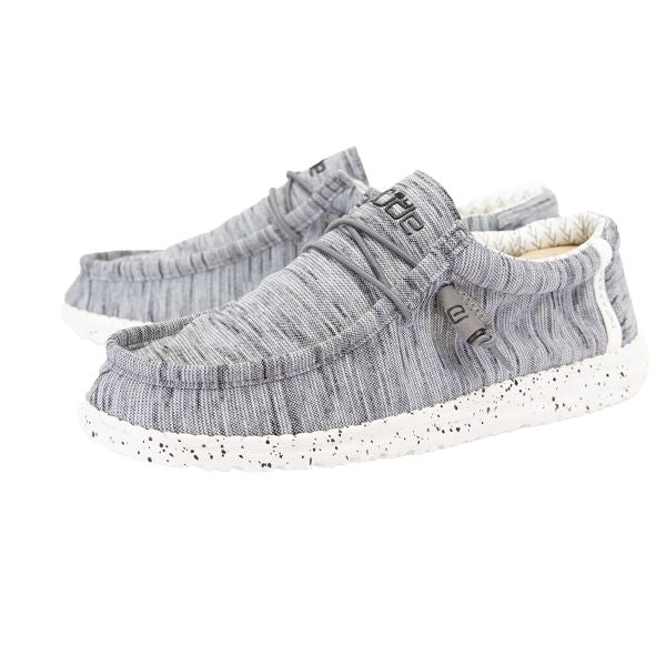 le bos Hey Dude White Wally Stone Men's Casual Shoes 40019-1KA