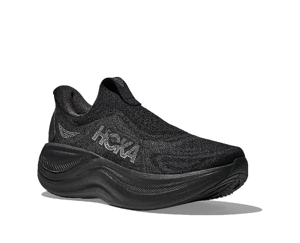 Le Bos Hoka Black/Black Skyward Laceless Men's Comfort And Recovery Shoes 1168876-BBLC