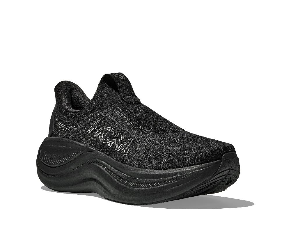 le bos Hoka Black/Black Skyward Laceless Women's Comfort and Recovery Shoes 1168877-BBLC