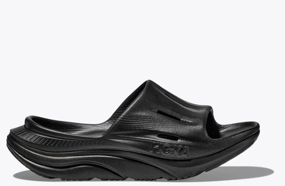 Le Bos Hoka Black Ora Recovery Slide 3 In Men's Sizes 1135061BBLC-MEN
