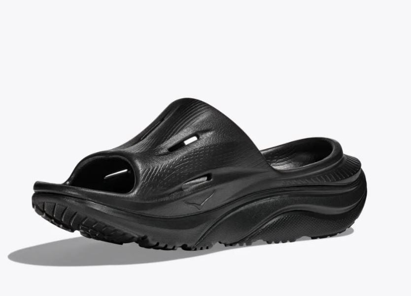 Le Bos Hoka Black Ora Recovery Slide 3 In Men's Sizes 1135061BBLC-MEN