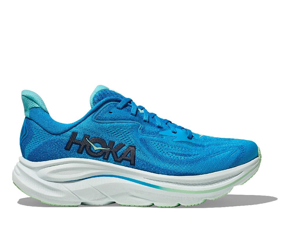 le bos Hoka Blue/Skyward Blue Clifton 10 Xtra Wide Men's Running Shoes 1162051-HSK
