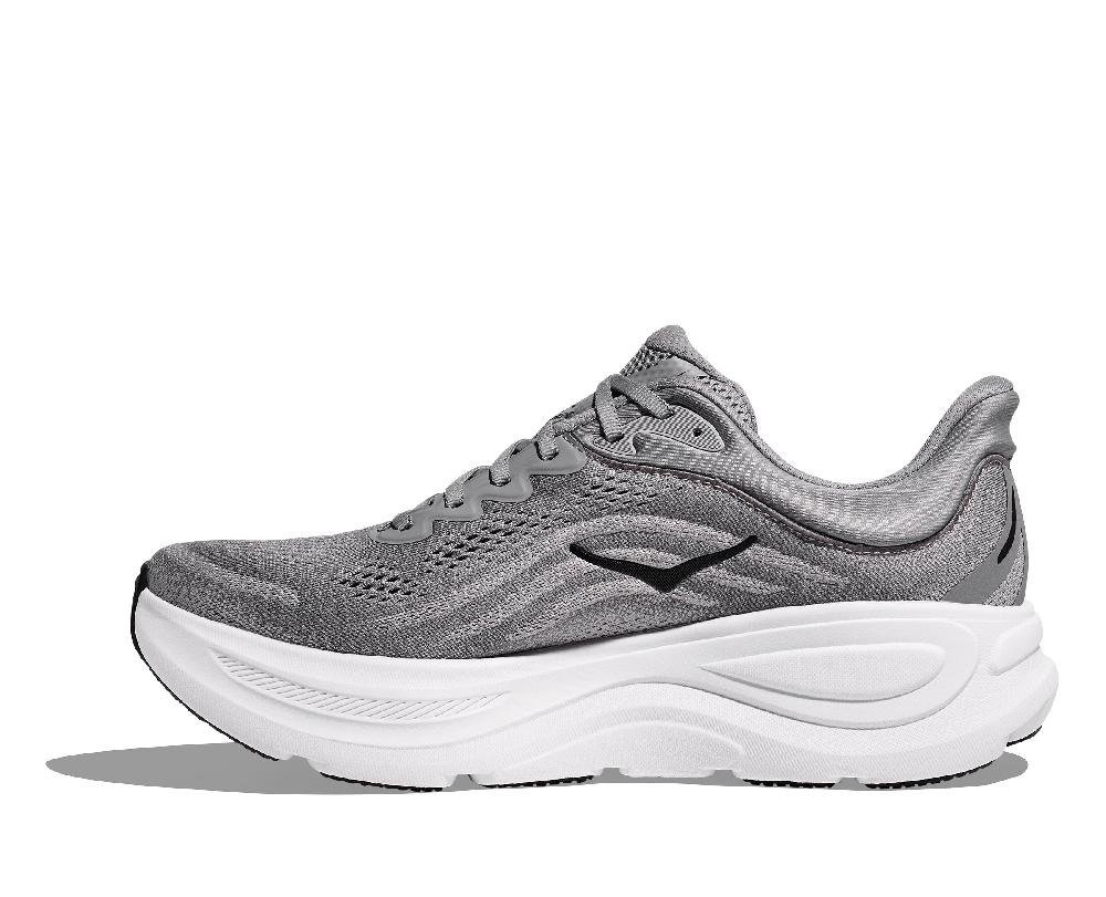Le Bos Hoka Galactic Grey/Stellar Grey Bondi 9 Xtra Wide Width Men's Running Shoes 1162015-GCTC