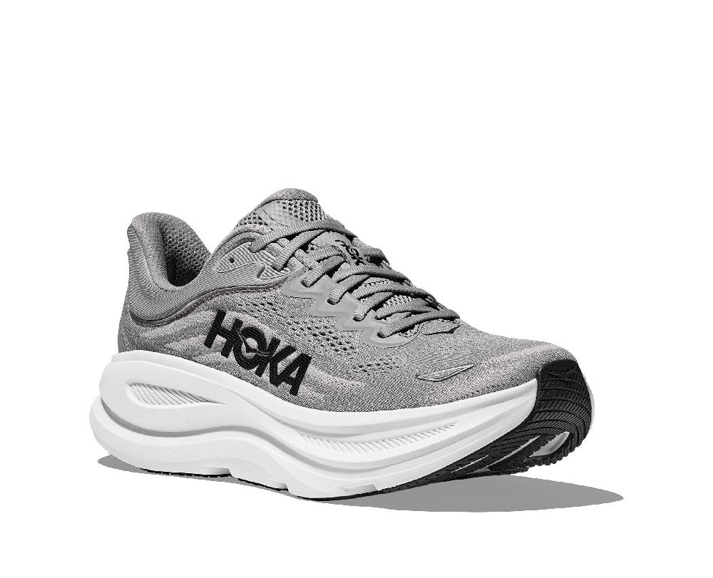 le bos Hoka Galactic Grey/Stellar Grey Bondi 9 Xtra Wide Width Men's Running Shoes 1162015-GCTC