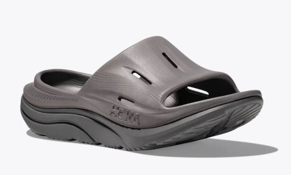 le bos Hoka Grey/Grey Ora Recovery Slide 3 Men's Slides 1135061-GYGY