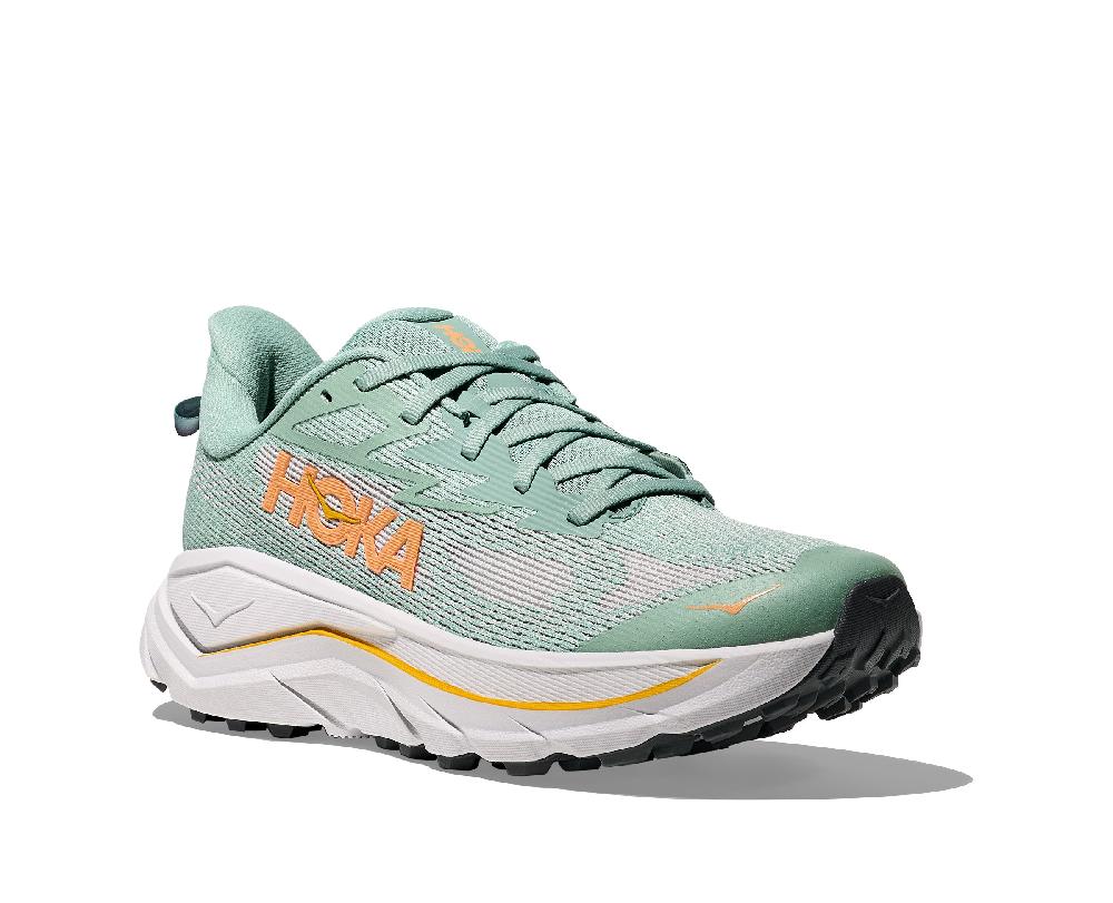 Le Bos Hoka Jade/Cosmic Grey Challenger 8 Wide Width Women's Trail Running Shoes 1168719-JDC