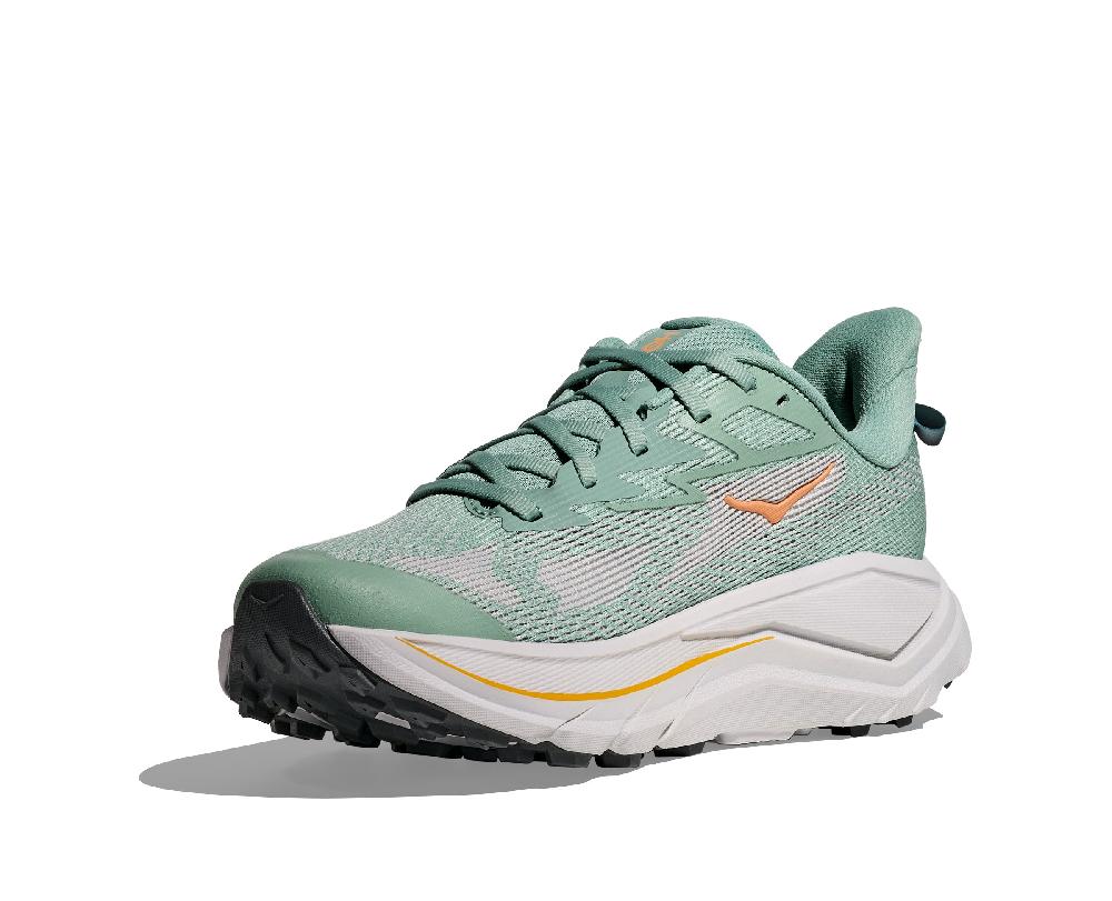 Le Bos Hoka Jade/Cosmic Grey Challenger 8 Wide Width Women's Trail Running Shoes 1168719-JDC