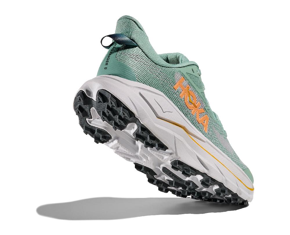 Le Bos Hoka Jade/Cosmic Grey Challenger 8 Women's Trail Running Shoes 1168717-JDC