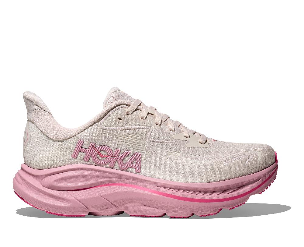 Le Bos Hoka Rose Cream/Dried Rose Clifton 10 Women's Running Shoes 1162031-RMD