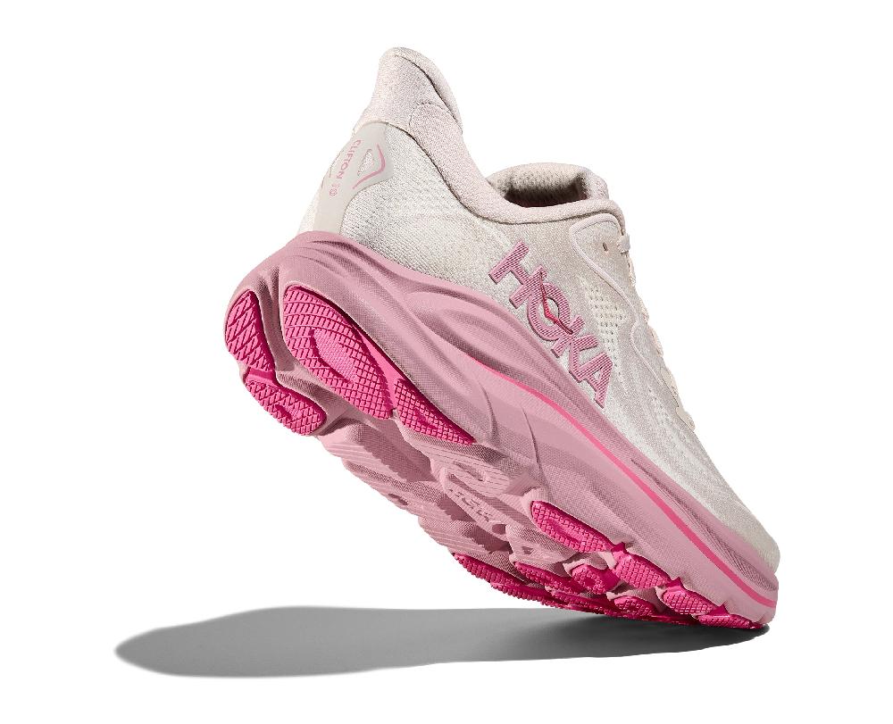 Le Bos Hoka Rose Cream/Dried Rose Clifton 10 Women's Running Shoes 1162031-RMD