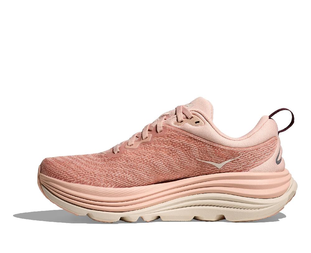 Le Bos Hoka Rose Latte/Rose Cream Gaviota 5 Women's Running Shoes 1134235-RLTT