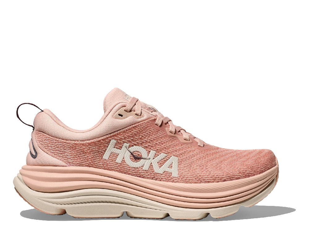 le bos Hoka Rose Latte/Rose Cream Gaviota 5 Women's Running Shoes 1134235-RLTT