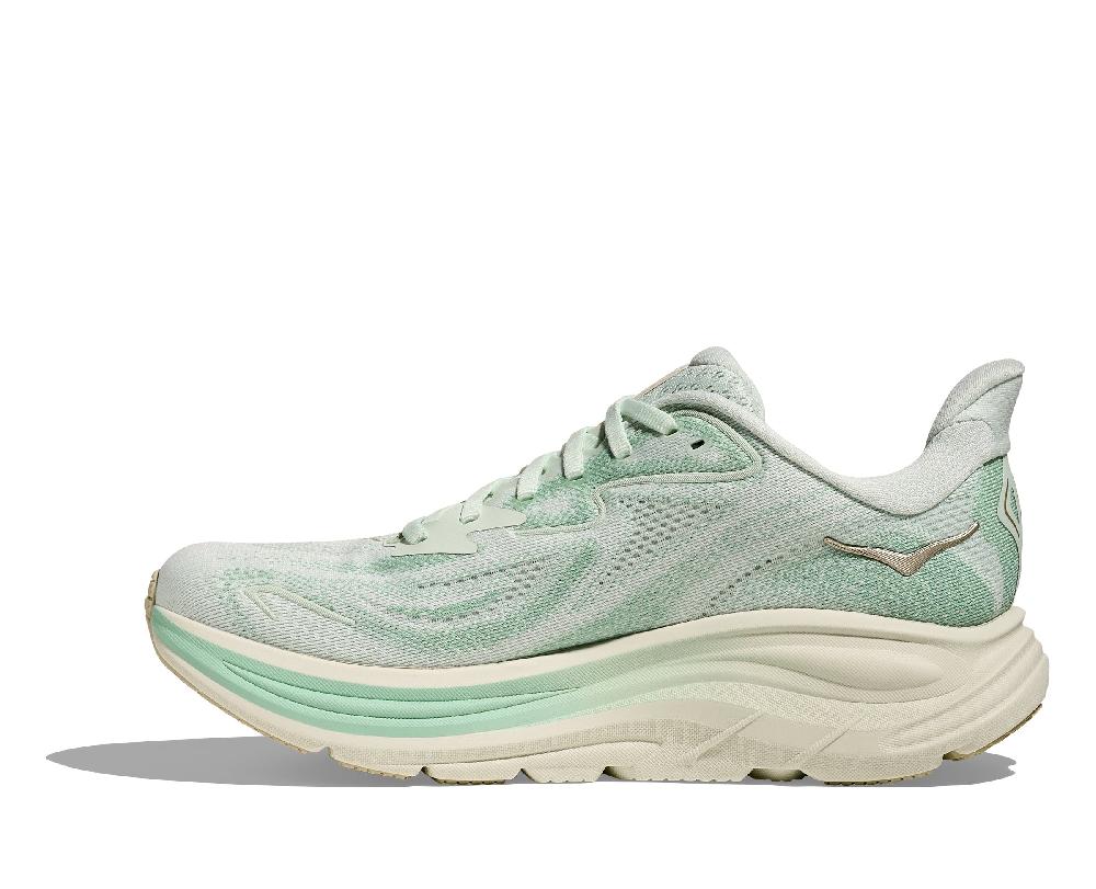Le Bos Hoka Sea Glass/Jadeite Clifton 10 Women's Running Shoes 1162031-SJD