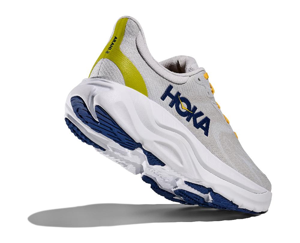Le Bos Hoka Stardust/Cosmic Grey Arahi 8 Men's Wide Width Running Shoes 1168710-SSTC