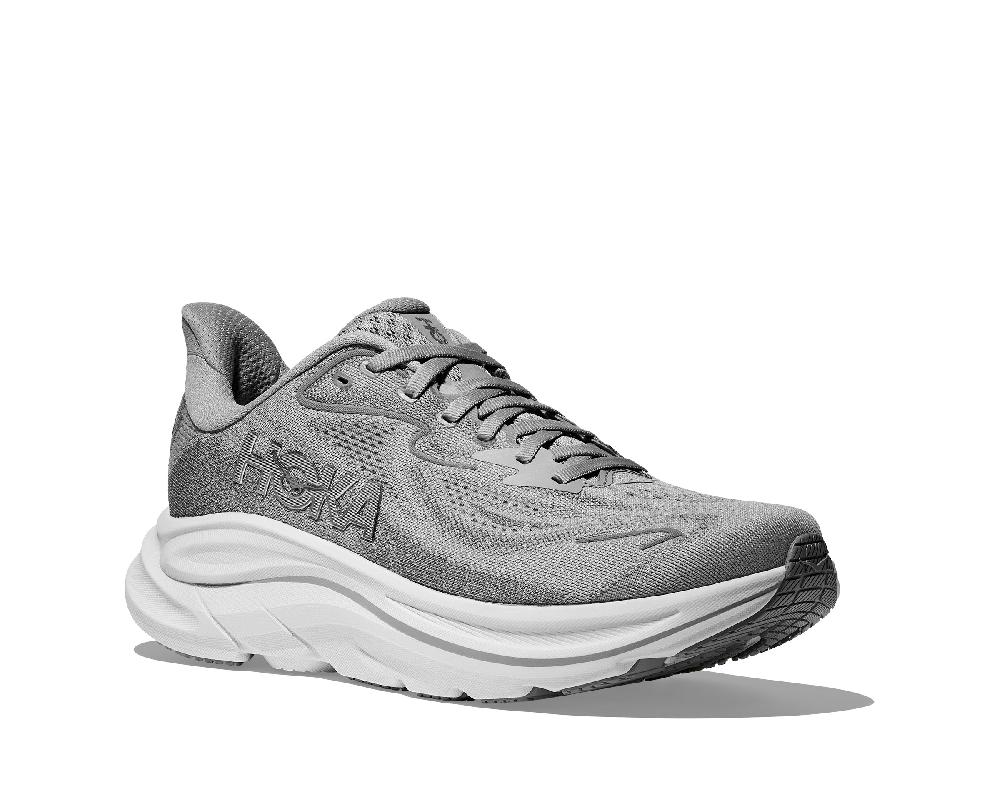 Le Bos Hoka Stellar Grey/Galactic Grey Clifton 10 Wide Width Women's Running Shoes 1162050-SRYG