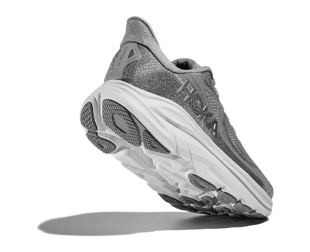 Le Bos Hoka Stellar Grey/Galactic Grey Clifton 10 Wide Width Women's Running Shoes 1162050-SRYG