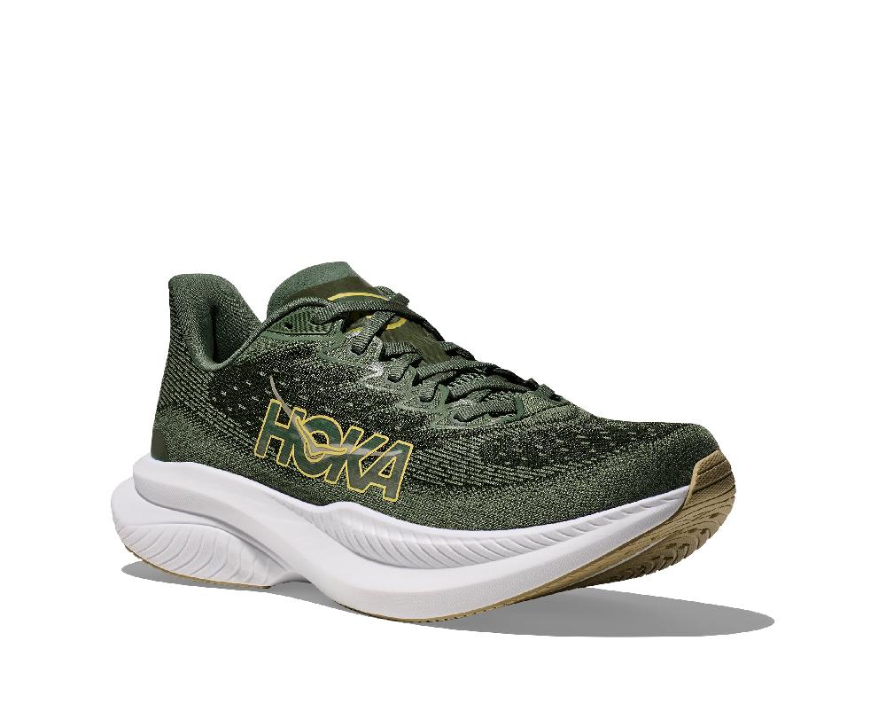 le bos Hoka Succulent/Fern Mach 6 Men's Running Shoes 1147790-SNTF
