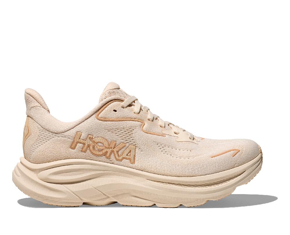 Le Bos Hoka Vanilla/Birch Clifton 10 Women's Wide Width Running Shoes 1162050-VCH