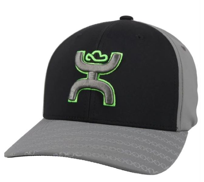 Le Bos Hooey Black And Grey Solo III Youth Hat 2119BKGY-Y
